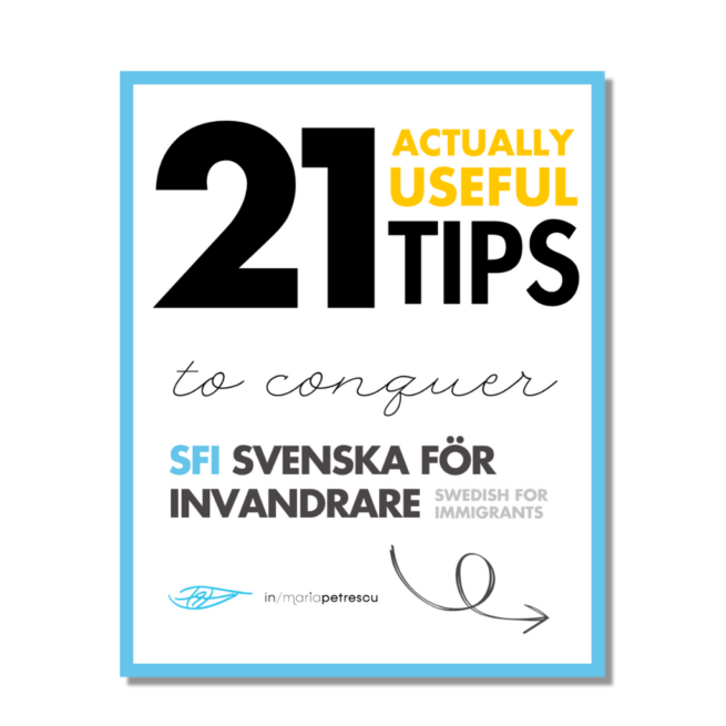21 useful tips to conquer SFI and learn Swedish